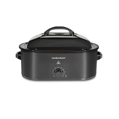 Hamilton Beach 20 Quart Electric Roaster Oven with Removable Pan, Black