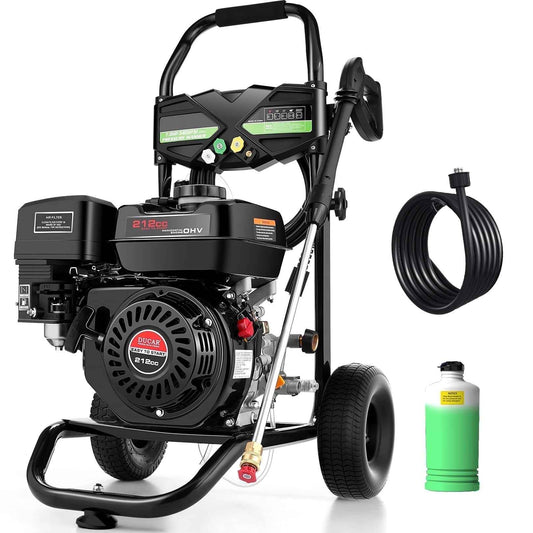 Huanherad Gas Pressure Washer 4200PSI 4.0GPM, 5 QC Nozzles 25ft Hose Power Washer with 0.5Gal Soap Tank, 212cc 7.0 HP Engine Power Washer, EPA/CARB/ETL Compliant