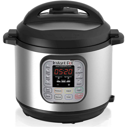 Instant Pot Duo 6-Quart 7-in-1 Electric Pressure Cooker, Slow Cooker, Rice Cooker, Steamer, Sauté, Yogurt Maker, Warmer & Sterilizer, Includes App With Over 800 Recipes, Stainless Steel