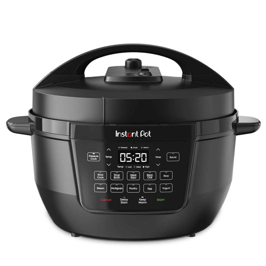 Instant Pot 7.5 Qt RIO Wide Base 7-in-1 Multi-Cooker, Pressure Cooker, Slow Cook & more, Black