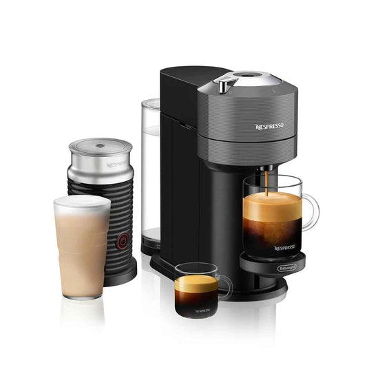 De'Longhi 990359462 Nespresso Vertuo Next Deluxe With Milk Frother, Dark Grey