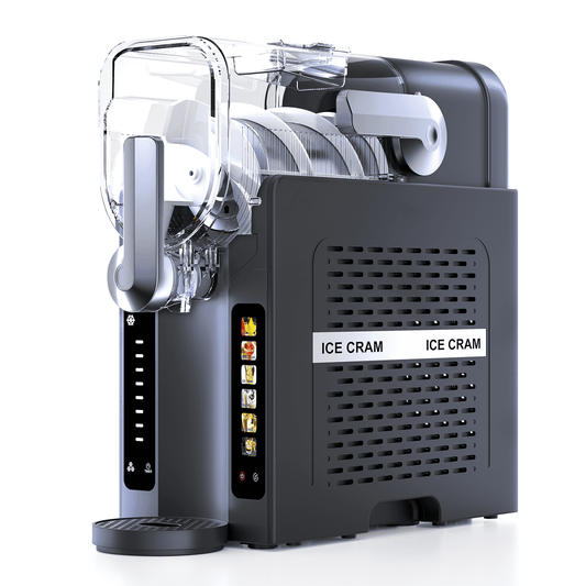 Nyzgax Multifunctional Ice Cream & Slushie Maker, All-in-One Frozen Treat Machine, Real-Time Temp Display, 6 Preset | Frozen Margaritas, Cocktails, Frappés, Ice Cream, Smoothies, Milkshakes