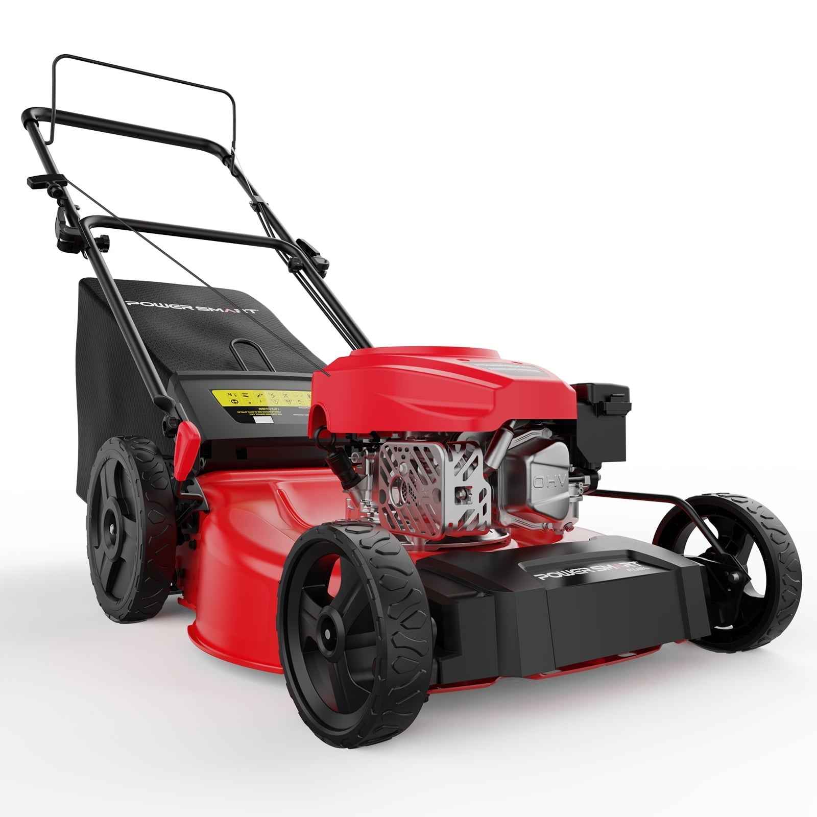 PowerSmart 21" 144cc Gas Push Lawn Mower , with 6-Position Height Adjustment