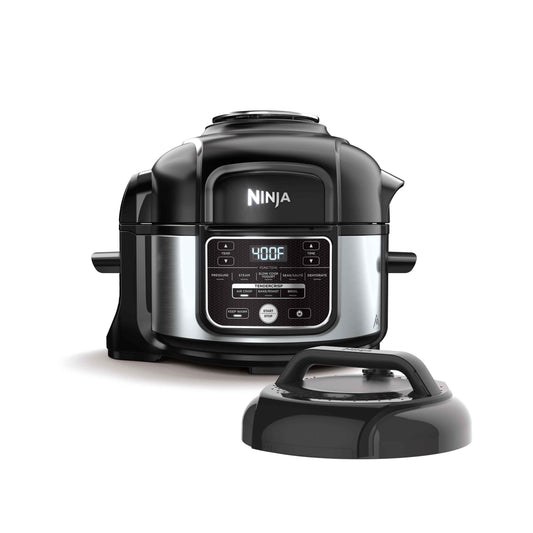Ninja Foodi 10-in-1 5 Qt Pressure Cooker, Steamer, Bake, Broil, Dehydrate, Air Fryer, Non-Stick, FD101 Stainless Steel