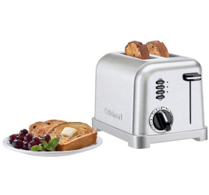 Cuisinart 2 Slice Compact Metal Toaster – Stainless Steel