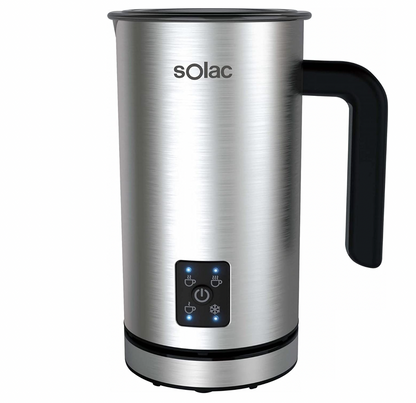 Solac Pro Foam Stainless Steel Milk Frother and Hot Chocolate Mixer