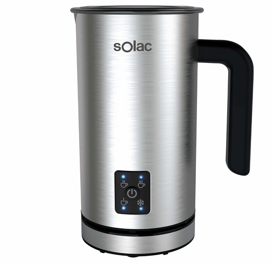 Solac Pro Foam Stainless Steel Milk Frother and Hot Chocolate Mixer