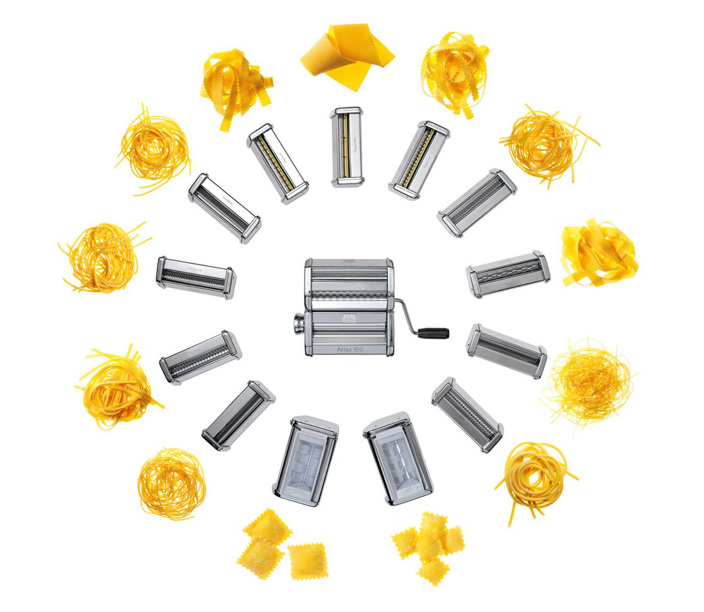 Marcato Atlas 150 Pasta Machine – Red