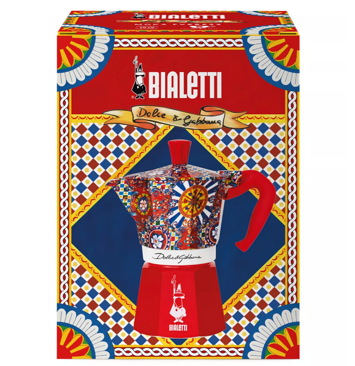 Bialetti Moka Express Dolce & Gabbana 6 Cup Stovetop Espresso Maker