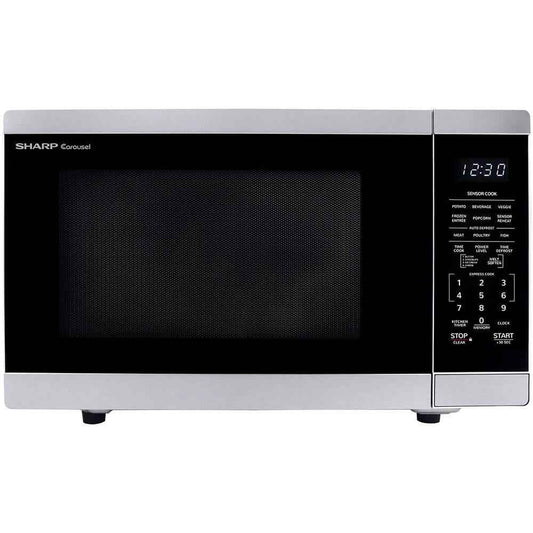 Sharp 1.4 cu ft Countertop Microwave Ovens in Stainless Steel