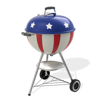 Weber 22" Star Spangled Charcoal Kettle Grill