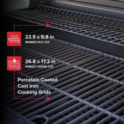 Nexgrill 4-Burner Propane Gas Grill with 2-In-1 Charcoal Tray & Side Burner, Stainless Steel Frame, 626 SQ In Total Cooking Space, 60,000 BTUs, BBQ Grill Perfect for Outdoor Gatherings - 720-1141