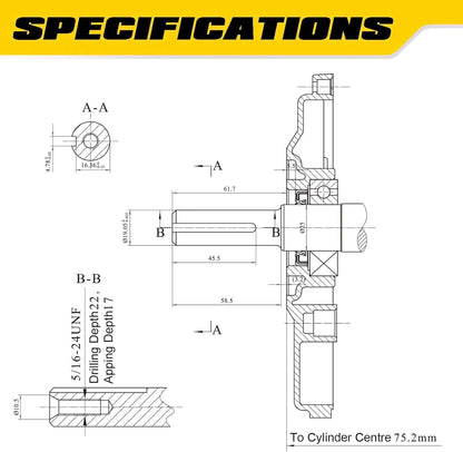 Aceup Energy 7HP 212cc Gas Engine Horizontal Shaft, 4 Stroke OHV Gas Motor, Shaft 3/4" (19mm) Diameter Recoil Start