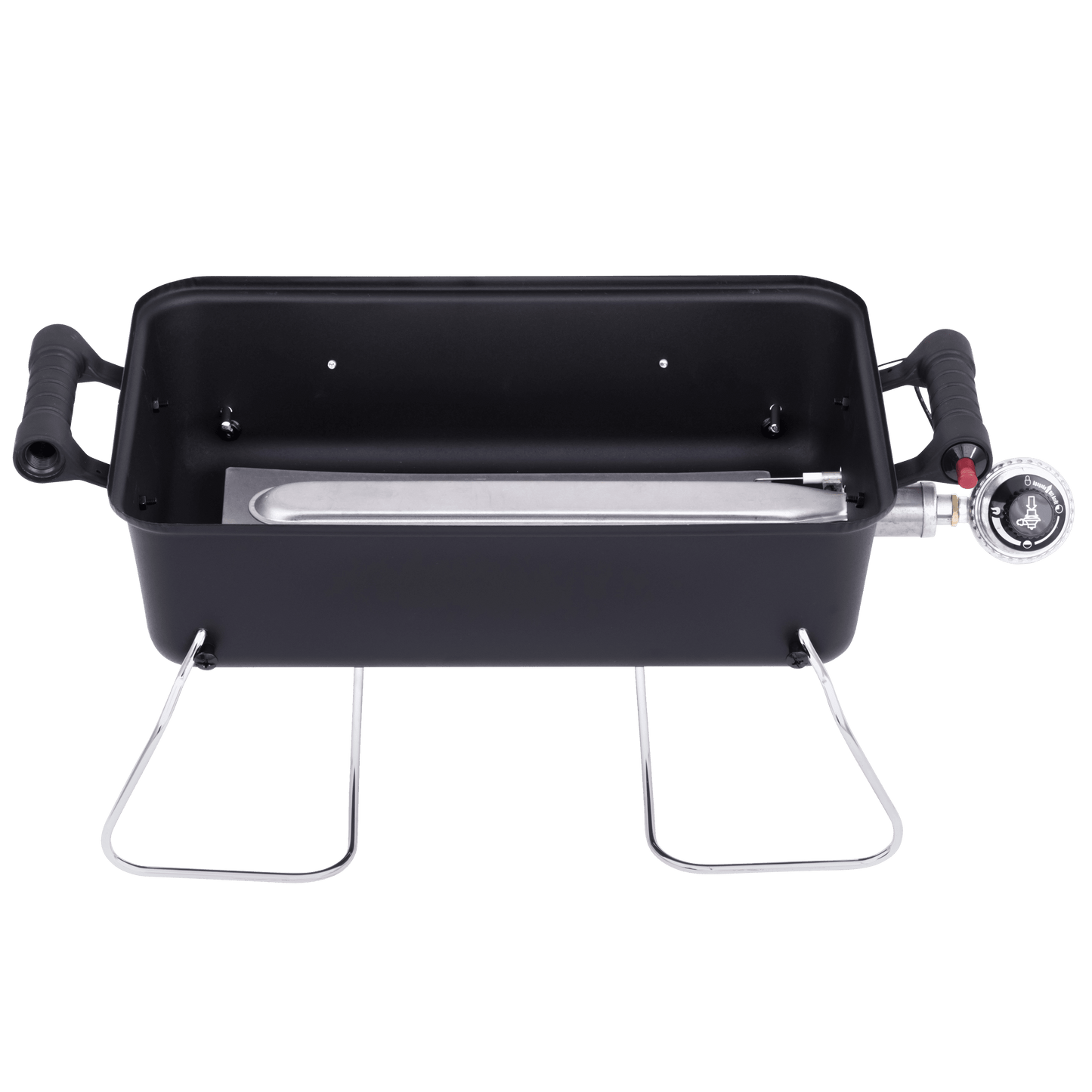 Charbroil 1-Burner Deluxe Portable Propane Gas Table Top Grill, Black