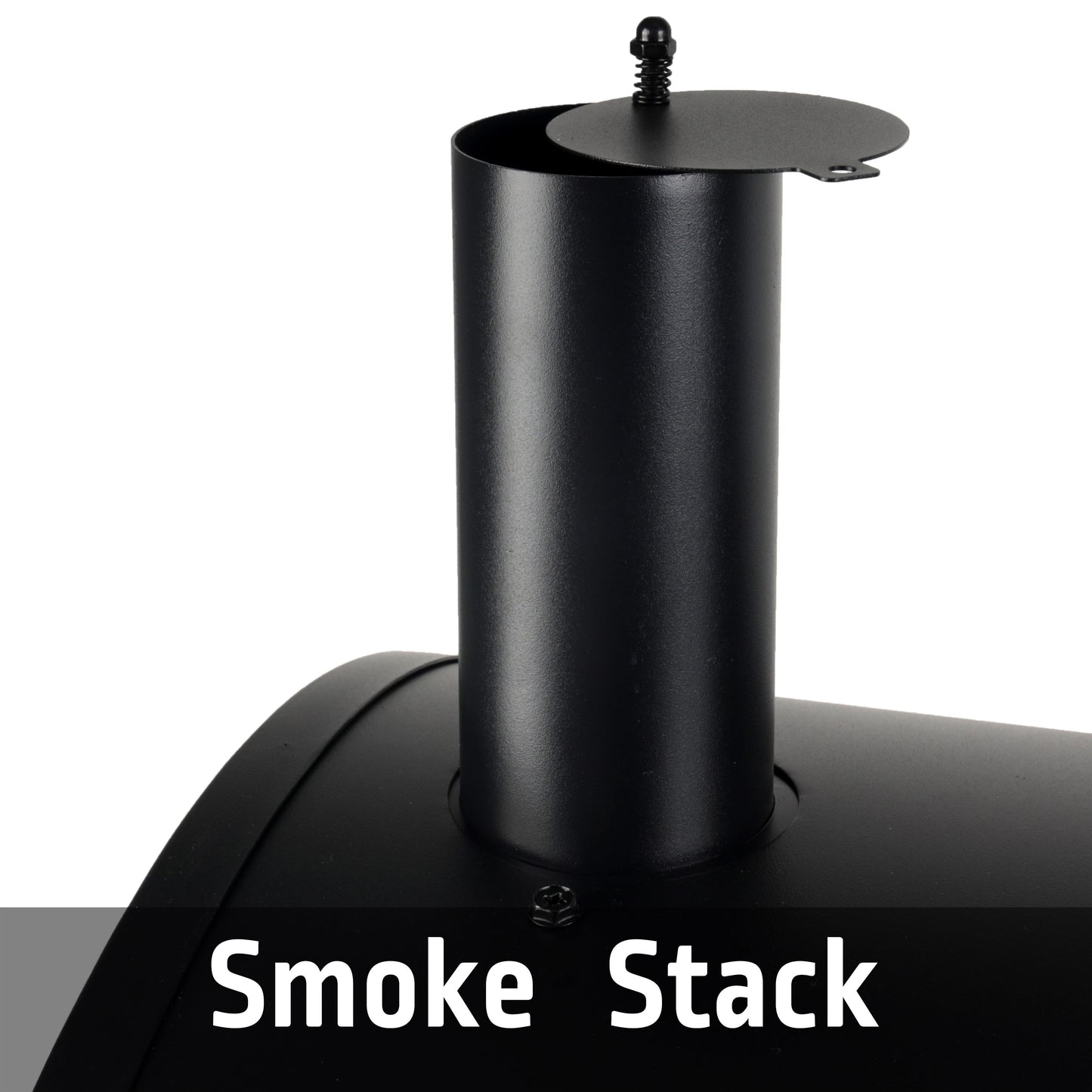 Expert Grill 28" Charcoal Offset Smoker Grill with Side Firebox, Black, New