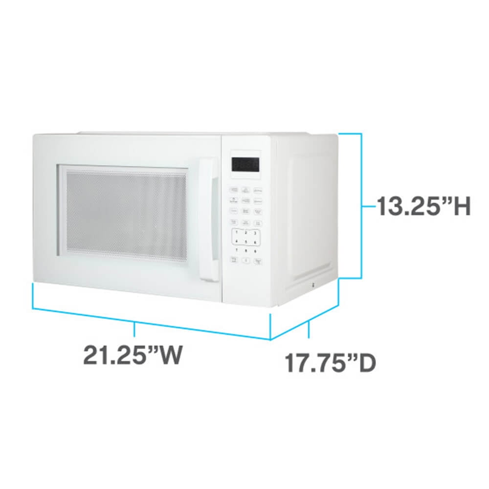 Avanti MT150V0W 1.5 Cu. Ft. White Countertop Microwave