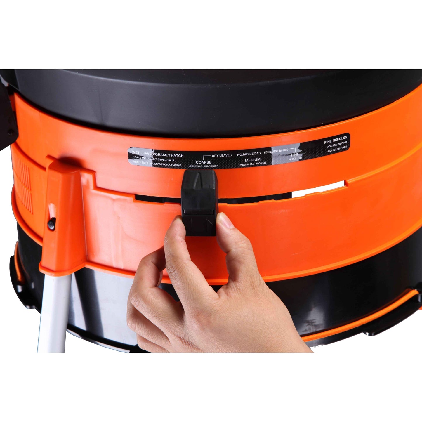 Yard Force Leaf Shredder 22-inch Corded Electric, 12:1 Mulch ratio, 0.095 Nylon Trimmer Line, Bonus Accessory Kit included