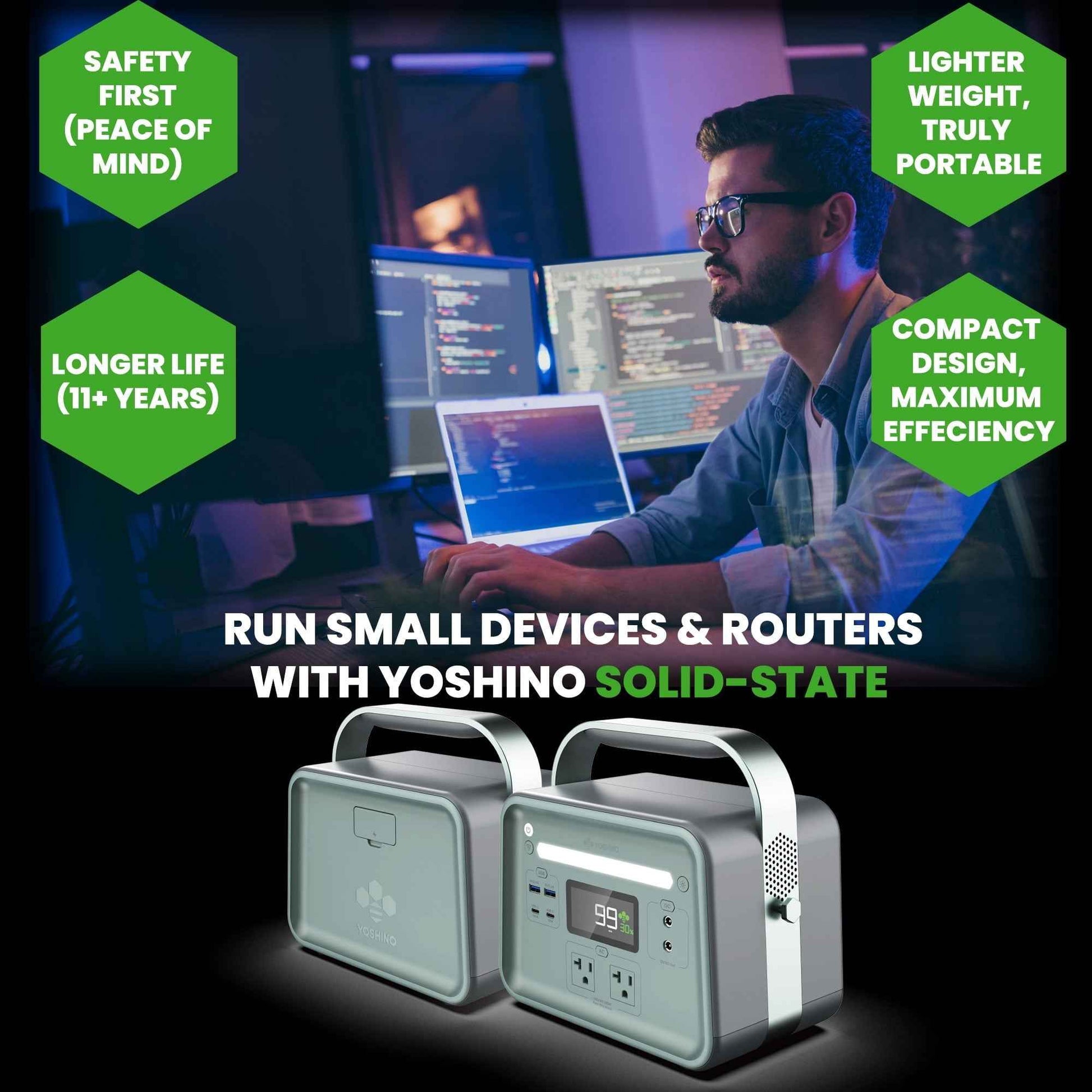 Yoshino B330SST B330 Sst Solid-state Portable Power Station