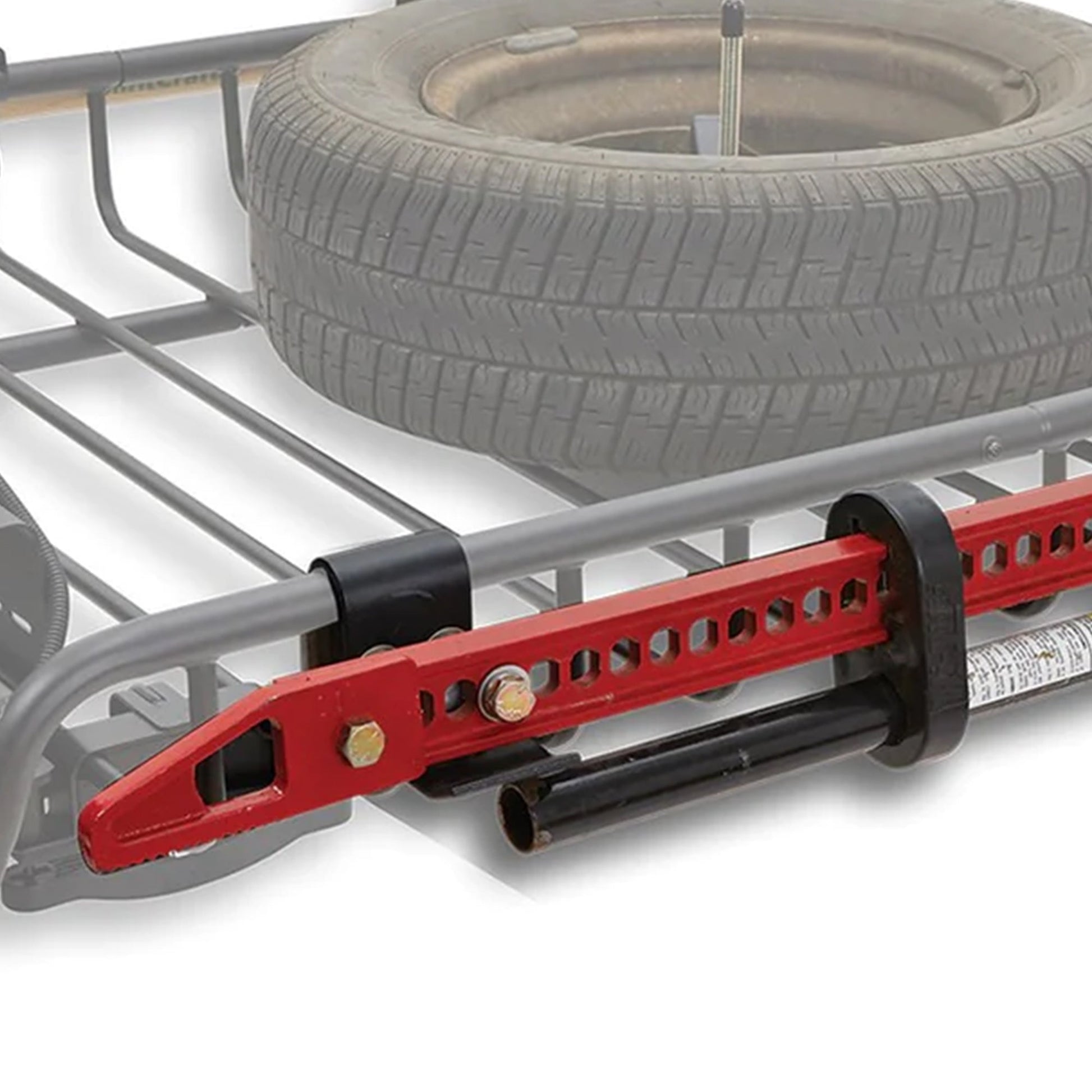 Yakima Hi-Lift Jack Bracket Secures One Hi-Lift Jack For Any Warrior Basket, Red - Find Fresh Goods