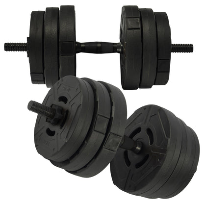 Fitvids 2 in 1 Adjustable Dumbbell Set, 60lbs Free Weights Set with Connector