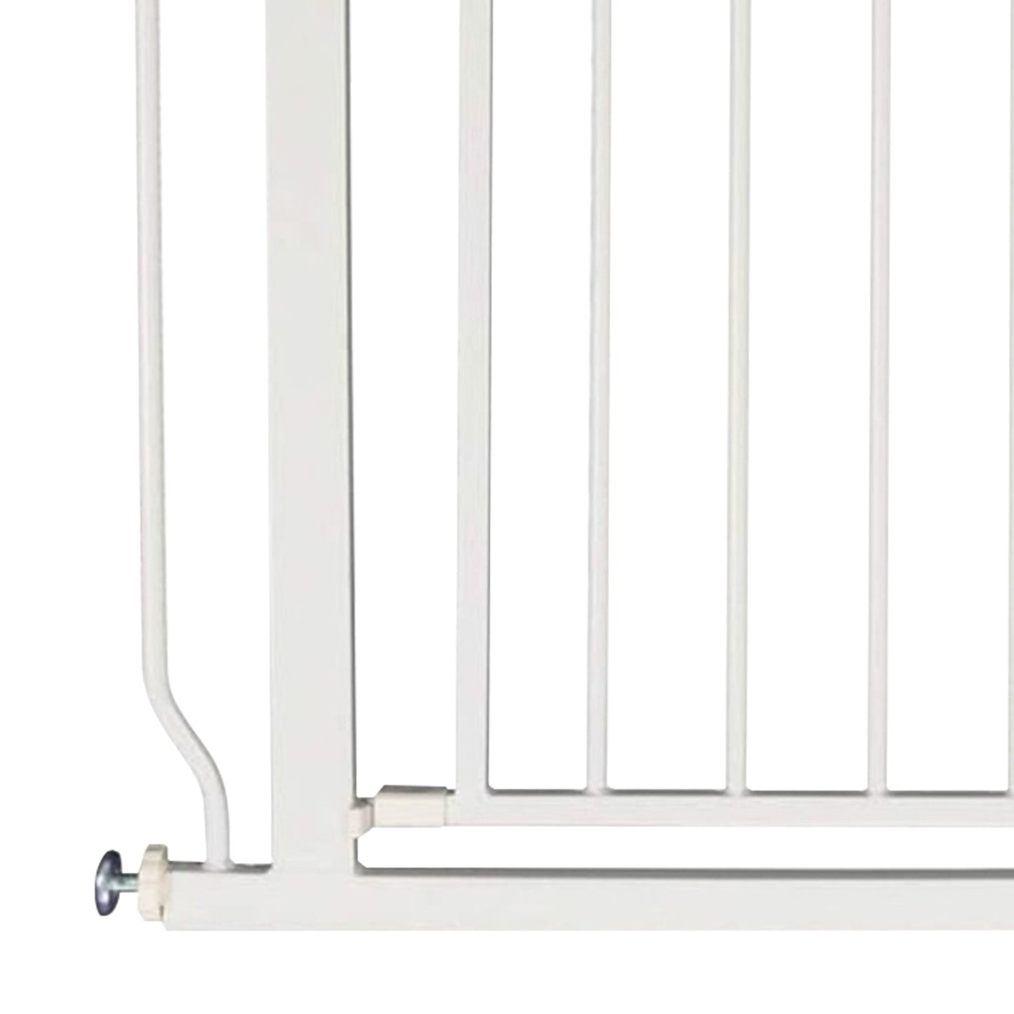 BalanceFrom Walk-Thru Safety Gate for Baby and Pets, 29.1-33.8"W, 30"H, White