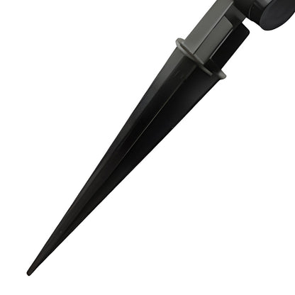 Fusion Wired Low-Voltage LED Spotlight Metal Outdoor Light w/ 1000 Lumens, Black