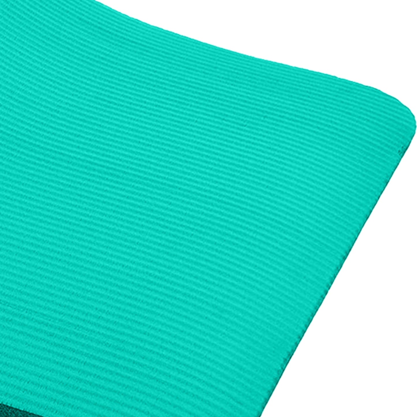 BalanceFrom Fitness GoCloud 1" Extra Thick Exercise Mat w/Carrying Strap, Green