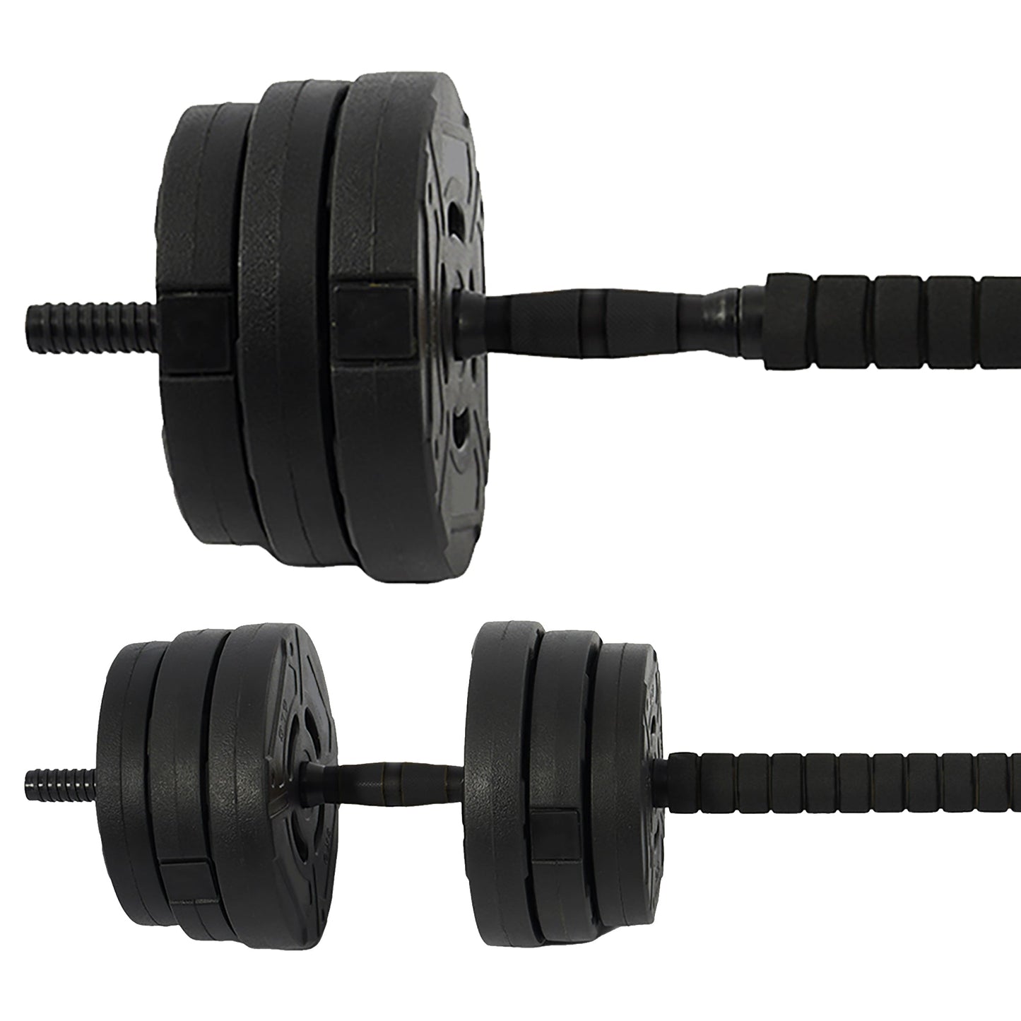 Fitvids 4 in 1 Adjustable Dumbbell Set, 60lbs Free Weights Set with Connector