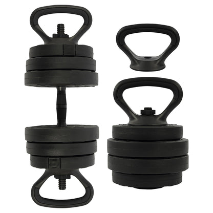 Fitvids 4 in 1 Adjustable Dumbbell Set, 60lbs Free Weights Set with Connector