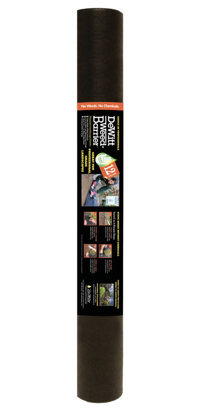 DeWitt 12 Year 6 x 300 Feet 3 Ply Nonwoven Landscape Fabric Home Weed Barrier
