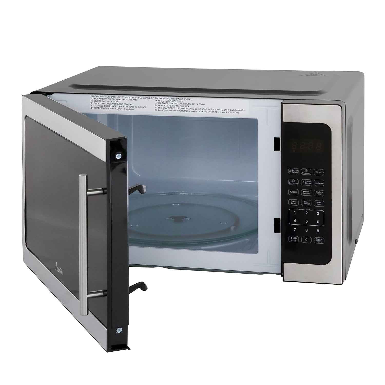 Avanti 1.5 Cubic Foot Countertop Microwave 1000W (MT115V3S) MT150V3S