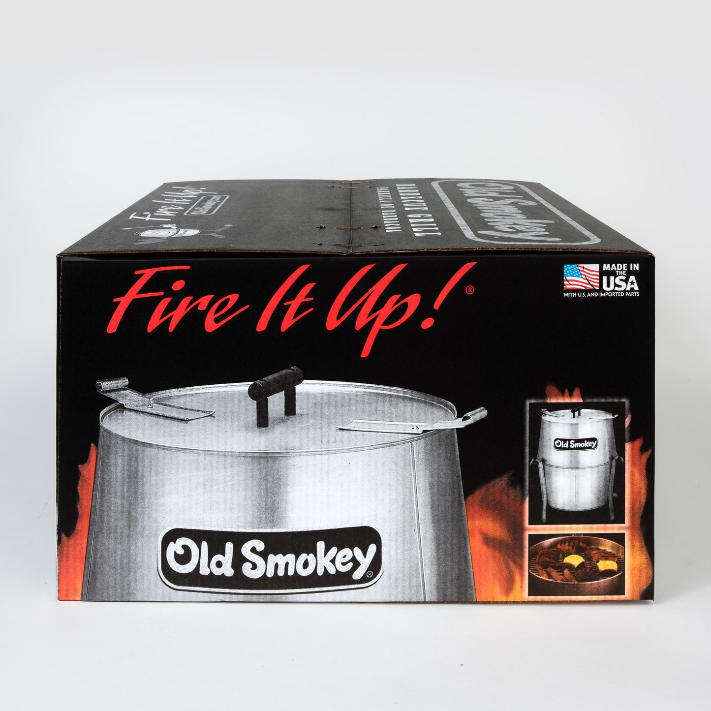 Old Smokey Products 14'' Aluminized Steel Charcoal Grill