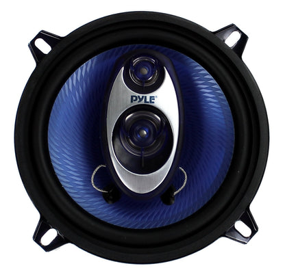 Pyle 5.25" 200W 3-Way Car Audio Triaxial Speakers Blue (Pair) - Find Fresh Goods