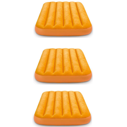 Intex Cozy Kidz Bright & Fun-Colored Inflatable Air Bed w/ Carry Bag (3 Pack)