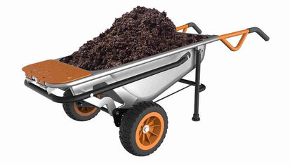 WORX WG050 Aerocart 8-In-1 Multifunction Wheelbarrow Dolly Cart Garden Carrier