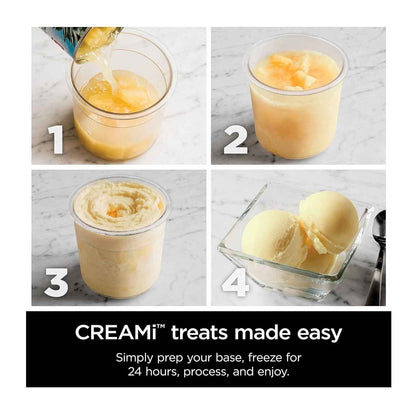 Ninja NC301 CREAMi Ice Cream Maker with 7 One-Touch Programs for Gelato, Mix-ins, Milkshakes, Sorbet, Smoothie Bowls and More (Rose Gold)