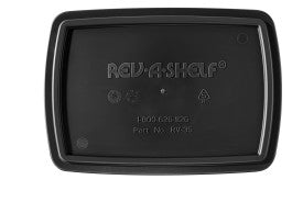 Rev-A-Shelf Polymer Replacement 35 qt. Trash Bin, Black, 2 Pack, RV-35-18-2