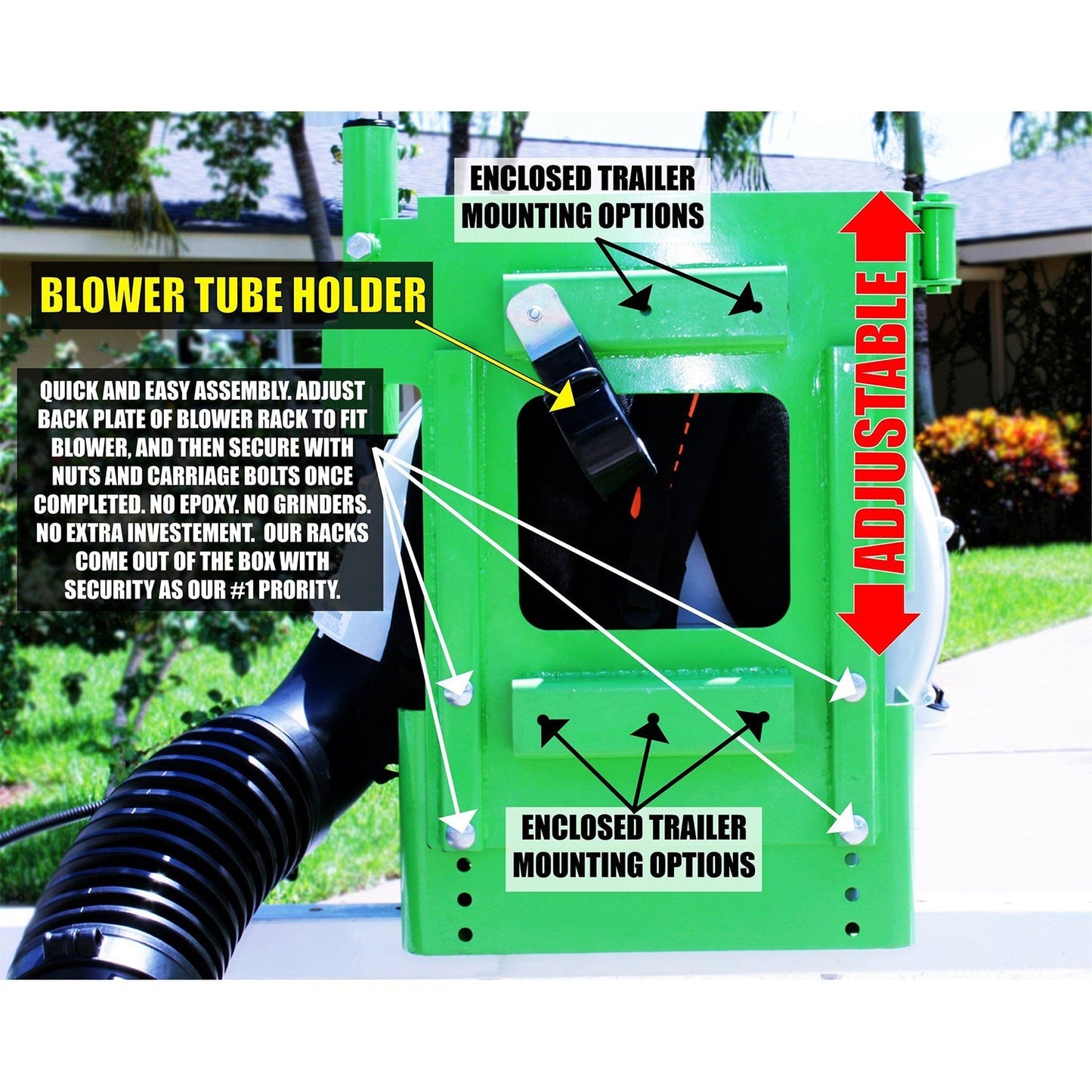 Green Touch Industries Xtreme Pro Series Backpack Leaf Blower Rack V3.3 (4 Pack)