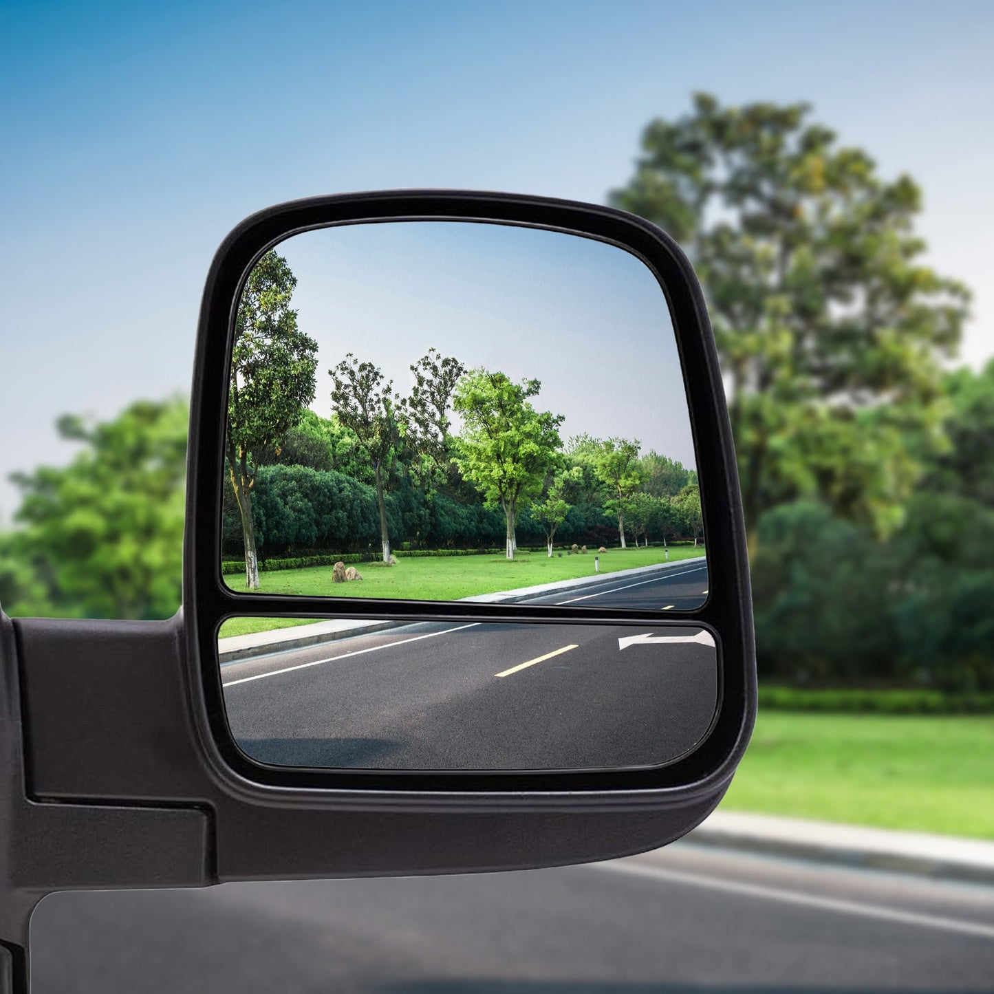 Brock Driver's Side Manual Mirror for Chevrolet Express and GMC Savana 08 to 22 - Find Fresh Goods