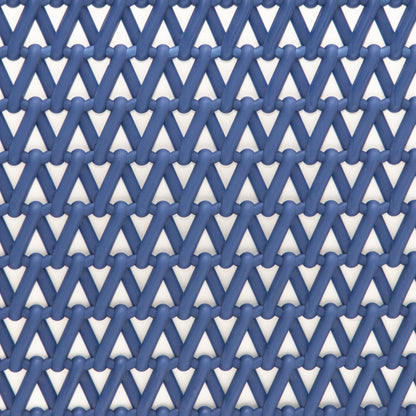 Life Story Lightweight Heavy Duty Storage Woven Trendy Basket 16 Quarts, Blue