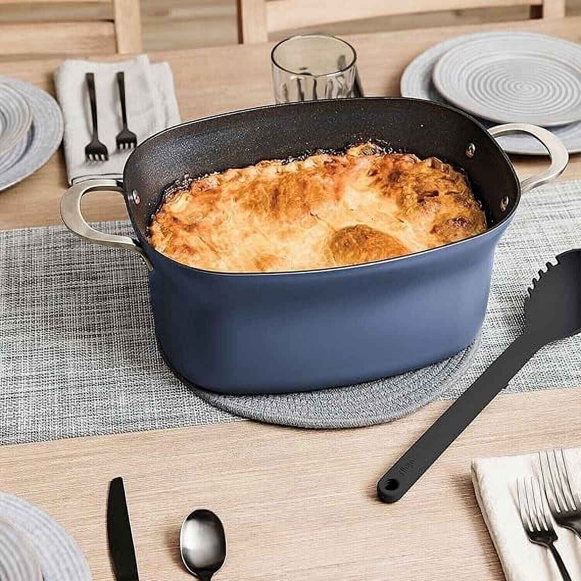 Ninja Foodi PossibleCooker PRO 8.5 Quart Multi-Cooker, 8-in 1, Slow Cooker, Dutch Oven, Steamer, Glass Lid, Nonstick, Oven Safe to 500°F, Blue