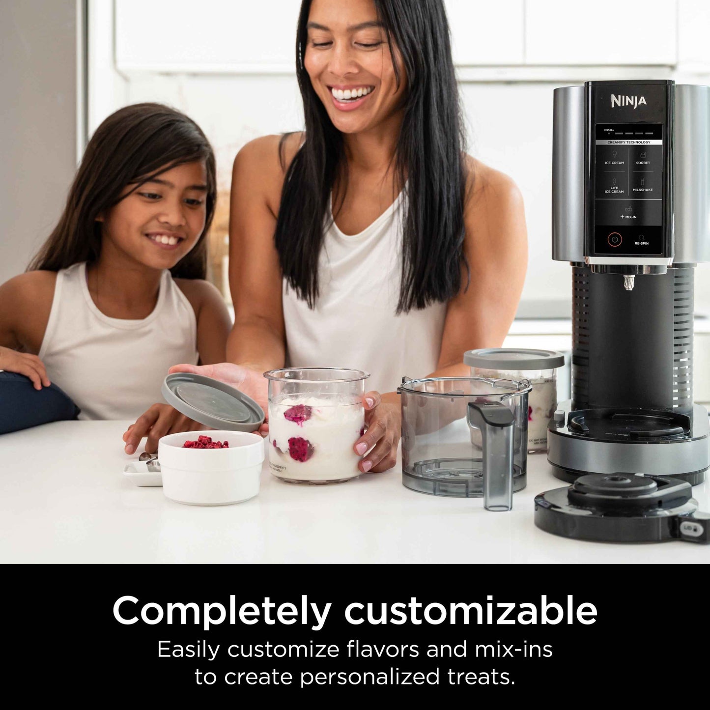 Ninja™ CREAMi™ Ice Cream Maker, 5 One-Touch Programs, with 2 Pints Included, Walmart Exclusive