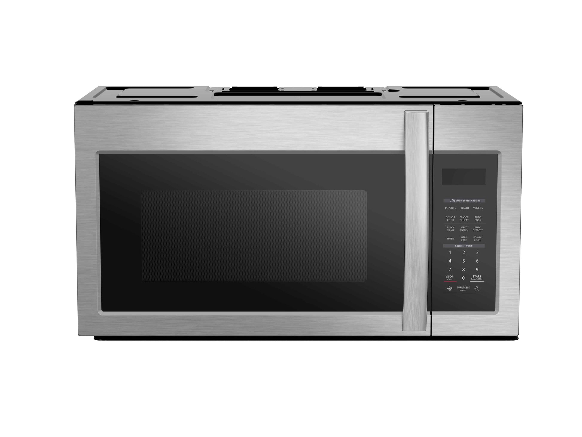Black+Decker 1.9 Cu Ft 16.40 in Over The Range Microwave Oven in Stainless Steel