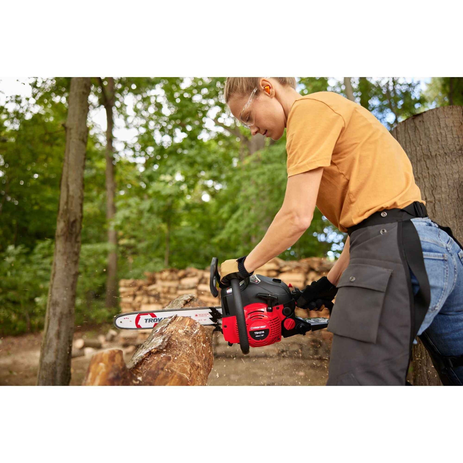 Troy-Bilt 42cc 16" Gas Chainsaw, TB4216