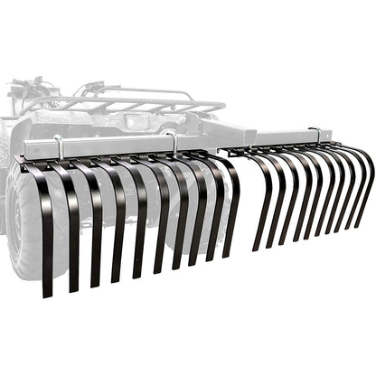 Camco Black Boar ATV/UTV Implement Custom Outside Vehicle Landscape Rake Tool - Find Fresh Goods