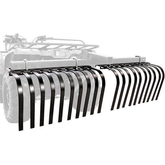 Camco Black Boar ATV/UTV Implement Custom Outside Vehicle Landscape Rake Tool - Find Fresh Goods