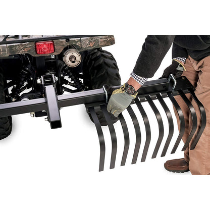 Camco Black Boar ATV/UTV Implement Custom Outside Vehicle Landscape Rake Tool - Find Fresh Goods