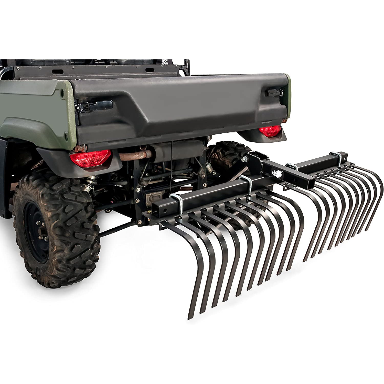 Camco Black Boar ATV/UTV Implement Custom Outside Vehicle Landscape Rake Tool - Find Fresh Goods