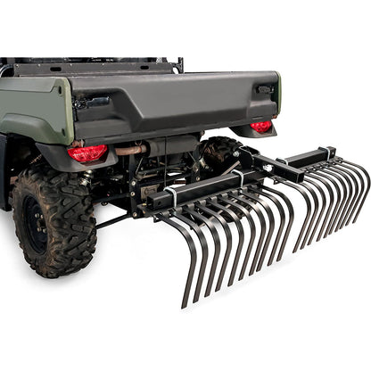 Camco Black Boar ATV/UTV Implement Custom Outside Vehicle Landscape Rake Tool - Find Fresh Goods