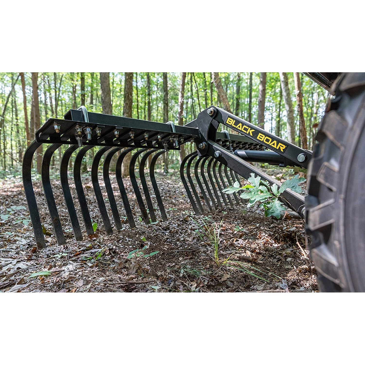 Camco Black Boar ATV/UTV Implement Custom Outside Vehicle Landscape Rake Tool - Find Fresh Goods